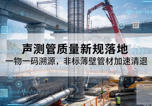 乌兰察布声测管质量新规落地，一物一码溯源，非标薄壁管材加速清退